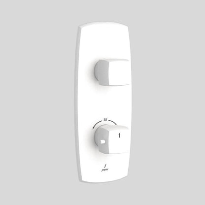 Jaquar 1 Way Thermostatic Diverter ARC ARC-WHM-87661 Normal Flow - White Matt Finish