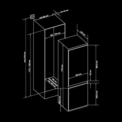 Hafele Built-In Built-In Refrigerator 256 Ltrs ARK 300