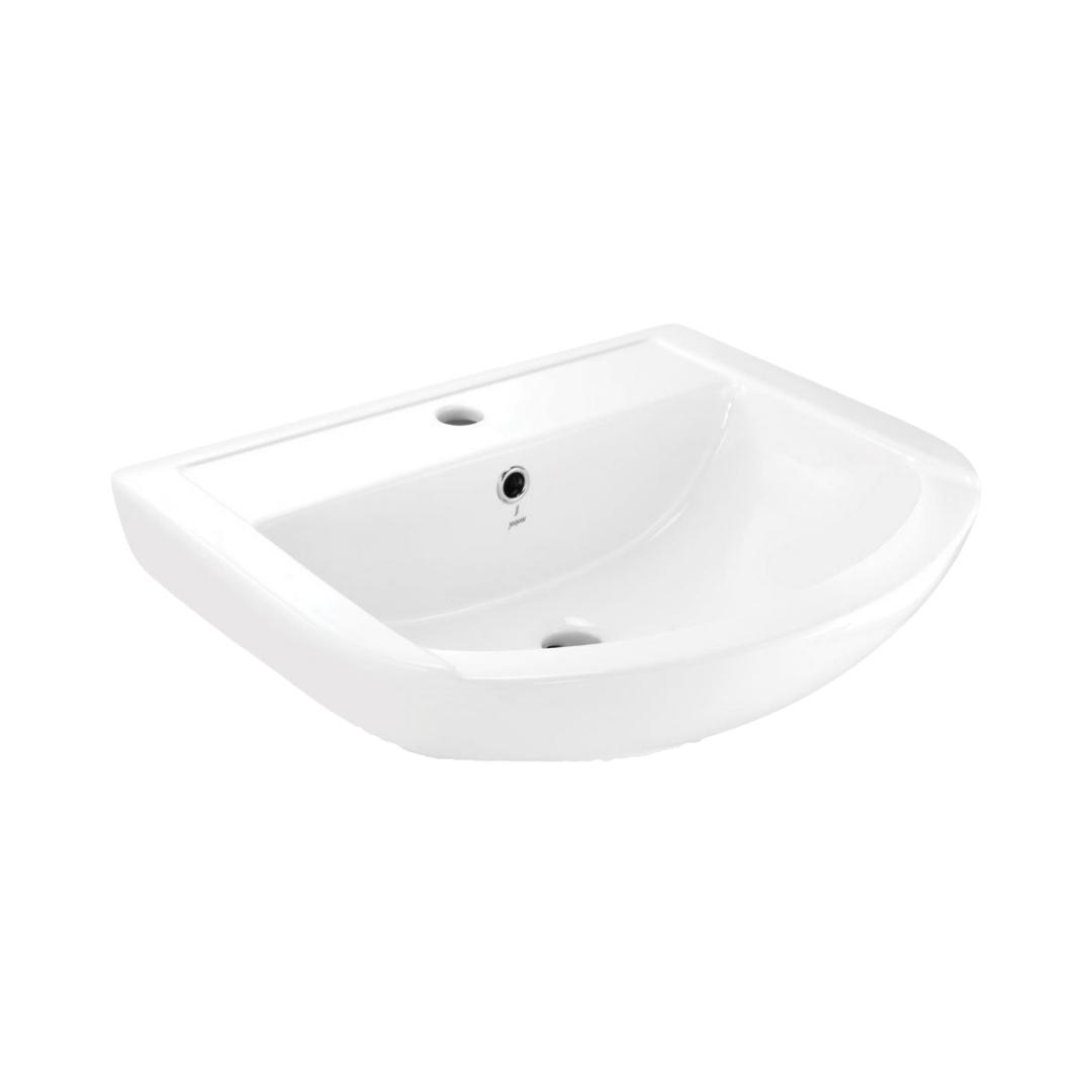 Jaquar - Wall Mounted Rectangle White Wash Basin - Aria - ARS WHT 39801 ...