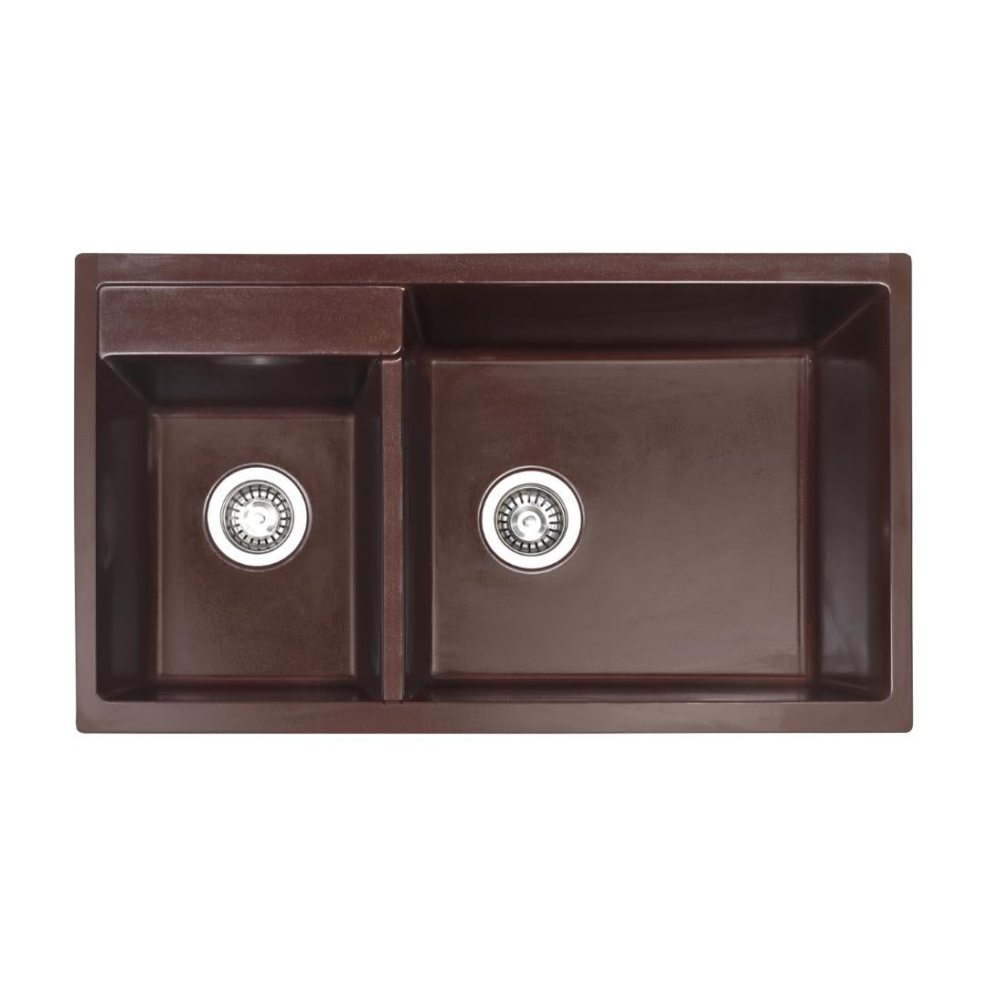 Asiatique Quartz Sink Alex ALEX ( 34 x 20 inches )  -  Bronze