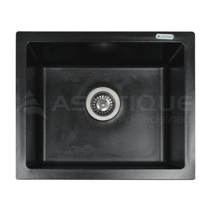 Asiatique Quartz Sink Arena ARENA ( 21 x 18 inches )  -  Black