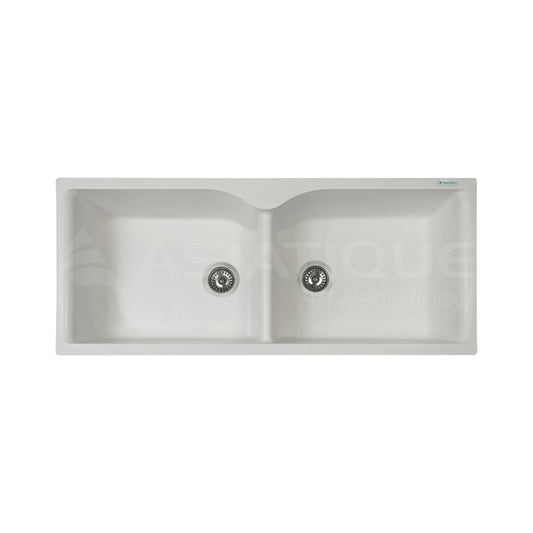 Asiatique Quartz Sink Elite ELITE ( 45 x 19.5 inches )  -  White