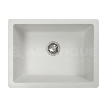 Asiatique Quartz Sink Ikon IKON ( 24 x 18 inches )  -  White