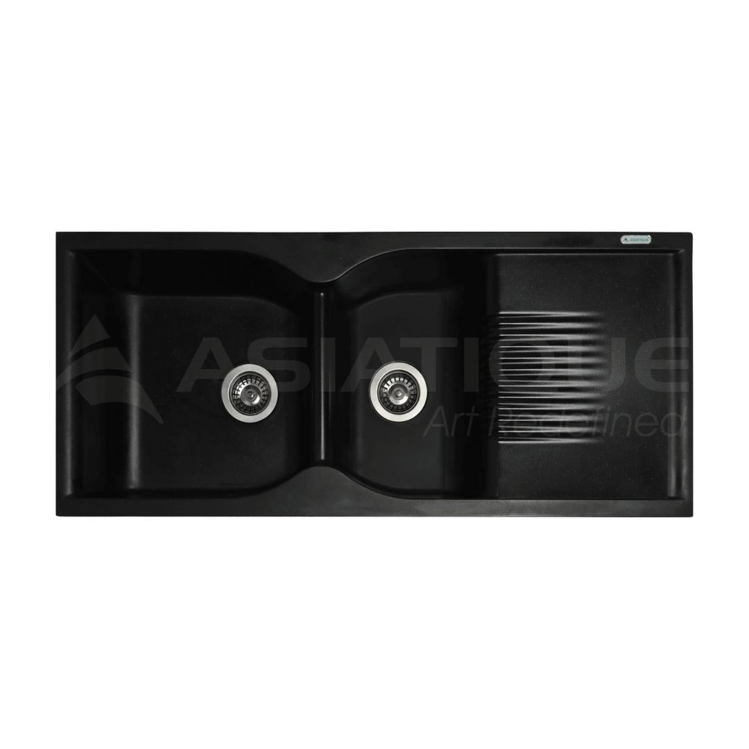 Asiatique Quartz Sink Lexa LEXA ( 45 x 19.5 inches )  -  Black