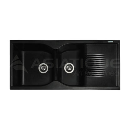 Asiatique Quartz Sink Lexa LEXA ( 45 x 19.5 inches )  -  Black
