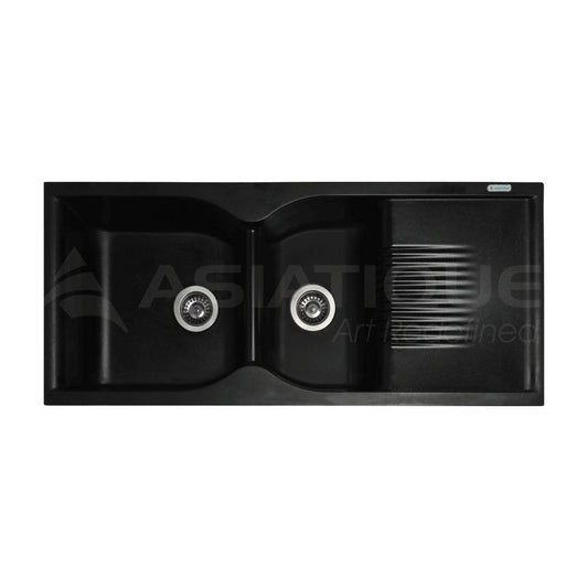 Asiatique Quartz Sink Lexa LEXA ( 45 x 19.5 inches )  -  Black