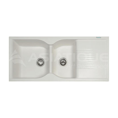 Asiatique Quartz Sink Lexa LEXA ( 45 x 19.5 inches )  -  White