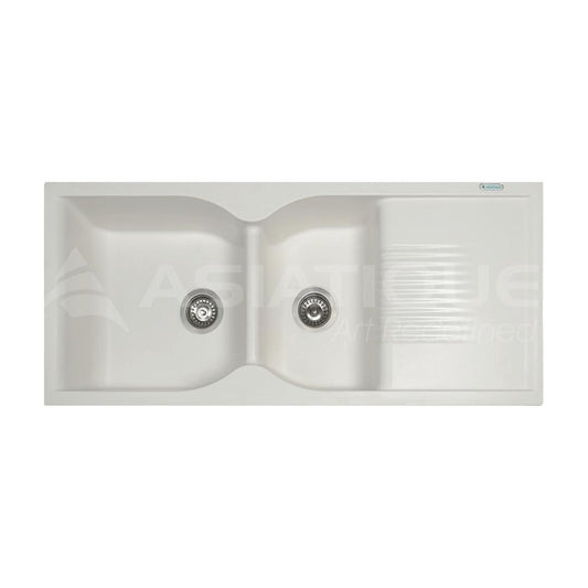 Asiatique Quartz Sink Lexa LEXA ( 45 x 19.5 inches )  -  White