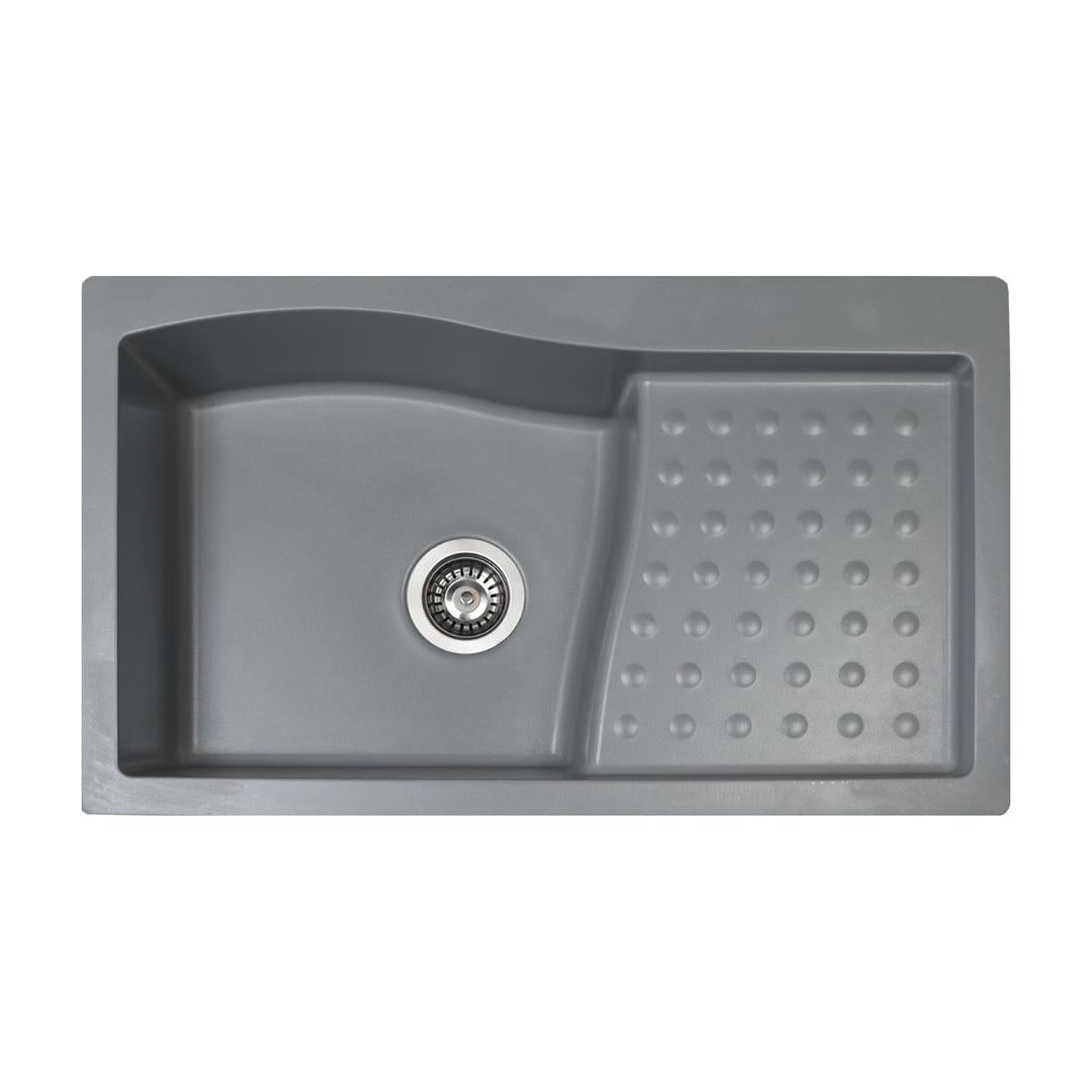 Asiatique Quartz Sink Metra METRA ( 32 x 19 inches )  -  Mercury