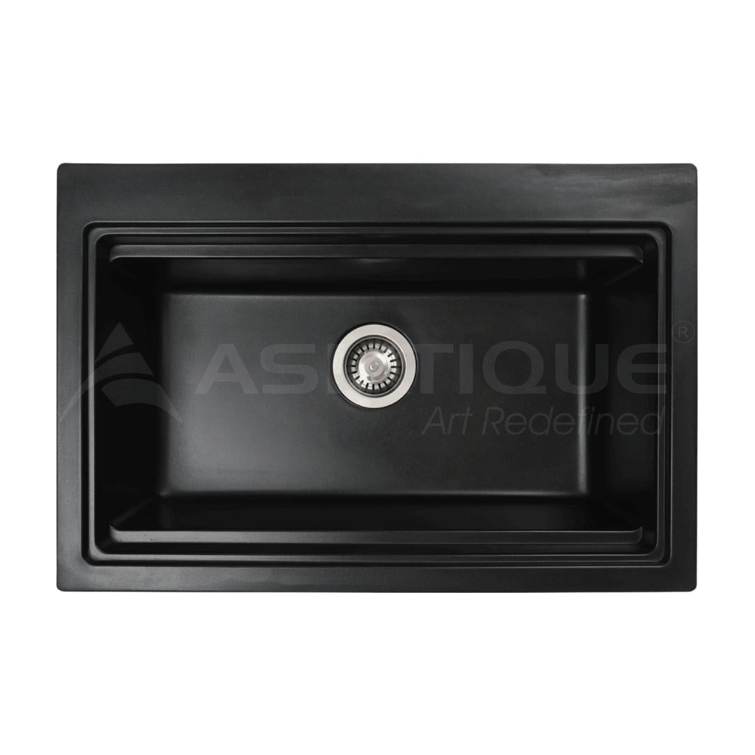 Asiatique Quartz Sink Precis PRECIS ( 28.5 x 19 inches )  -  Black