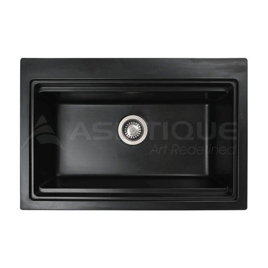 Asiatique Quartz Sink Precis PRECIS ( 28.5 x 19 inches )  -  Black