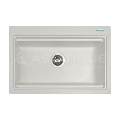 Asiatique Quartz Sink Precis PRECIS ( 28.5 x 19 inches )  -  White