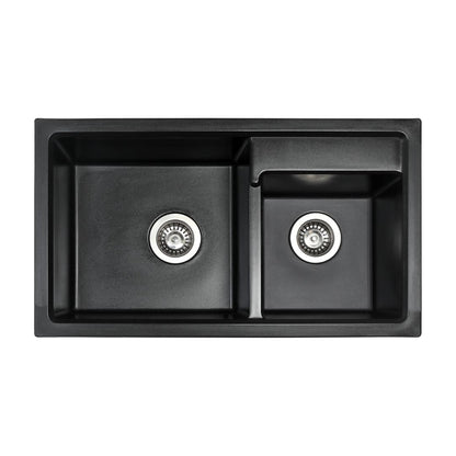 Asiatique Quartz Sink Vienna VIENNA ( 31 x 18 inches )  -  Black