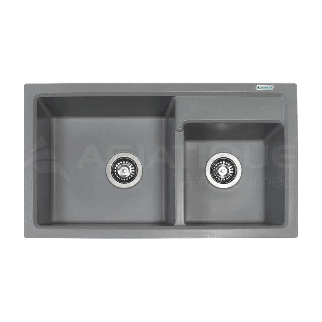 Asiatique Quartz Sink Vienna VIENNA ( 31 x 18 inches )  -  Mercury