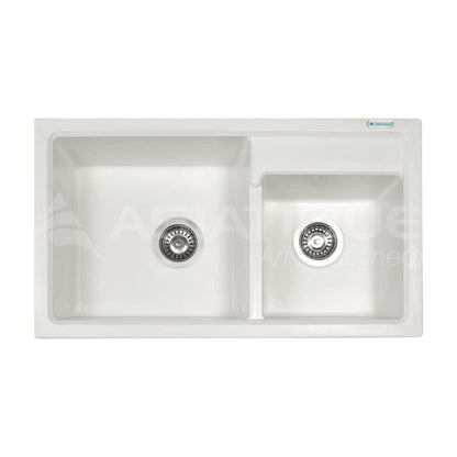 Asiatique Quartz Sink Vienna VIENNA ( 31 x 18 inches )  -  White