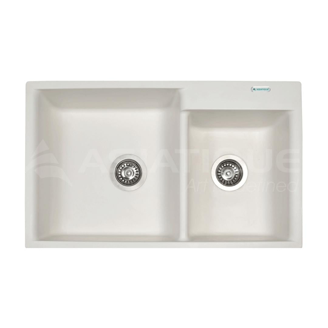 Asiatique Quartz Sink Vision VISION ( 31 x 19.5 inches )  -  White