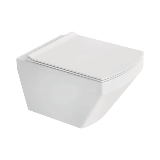 Hindware Wall Mounted White Closet WC Aspiro 92610 WHITE with P-Trap