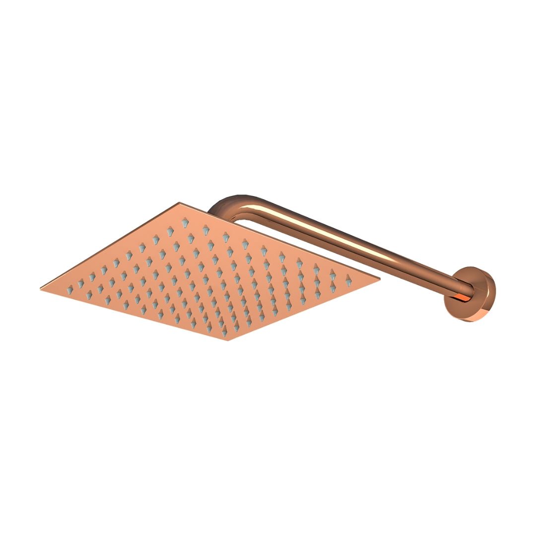 Colston Single Flow Overhead Shower Aura AURA ROSE GOLD SHOWER HEAD - Rose Gold
