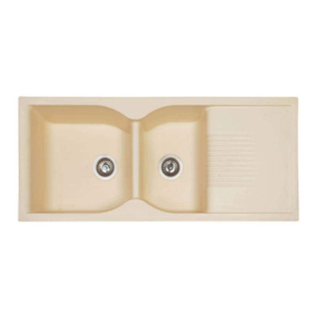 Nirali Quartz Sink Quartz Elite Range AVONA ( 45 x 20 inches )  -  Granite Beige