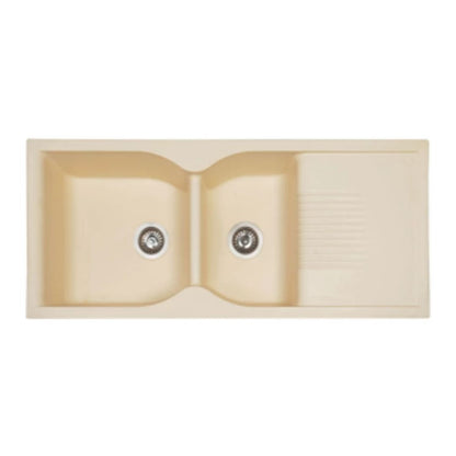 Nirali Quartz Sink Quartz Elite Range AVONA ( 45 x 20 inches )  -  Granite Beige