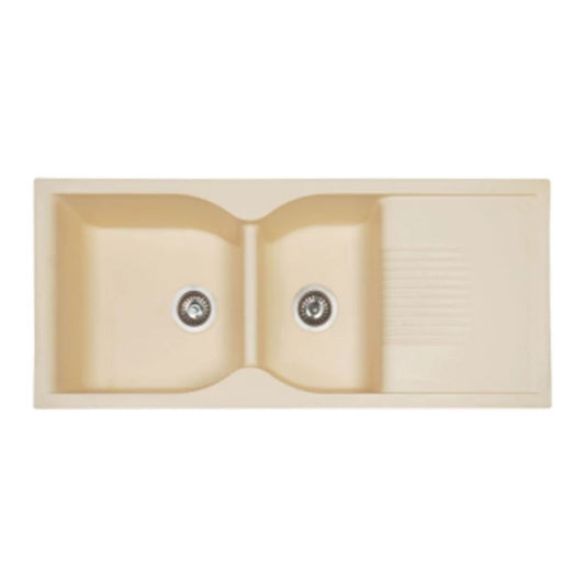 Nirali Quartz Sink Quartz Elite Range AVONA ( 45 x 20 inches )  -  Granite Beige