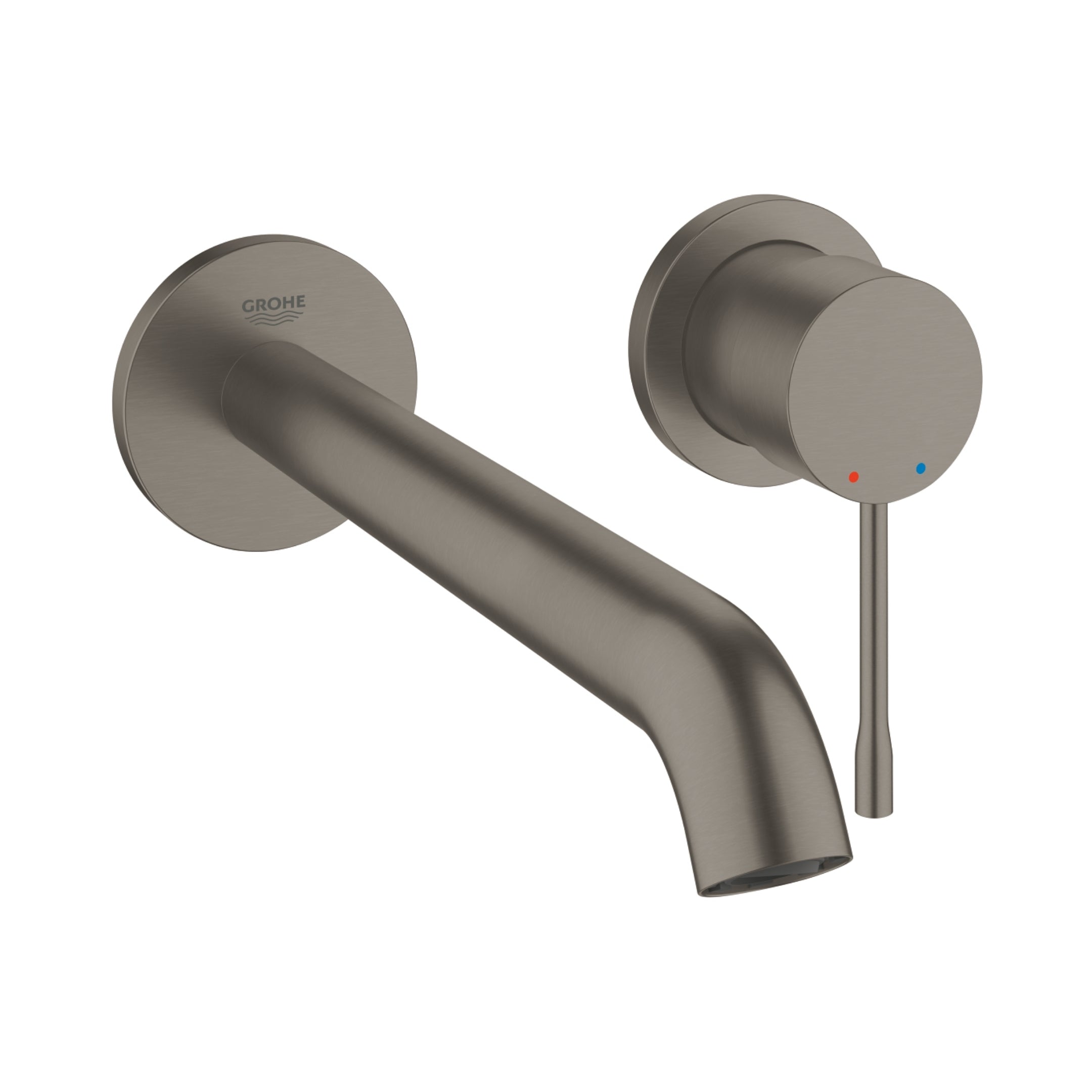Grohe Wall Mounted Basin Mixer Essence 19967AL1 - Brushed Hard Graphite ...