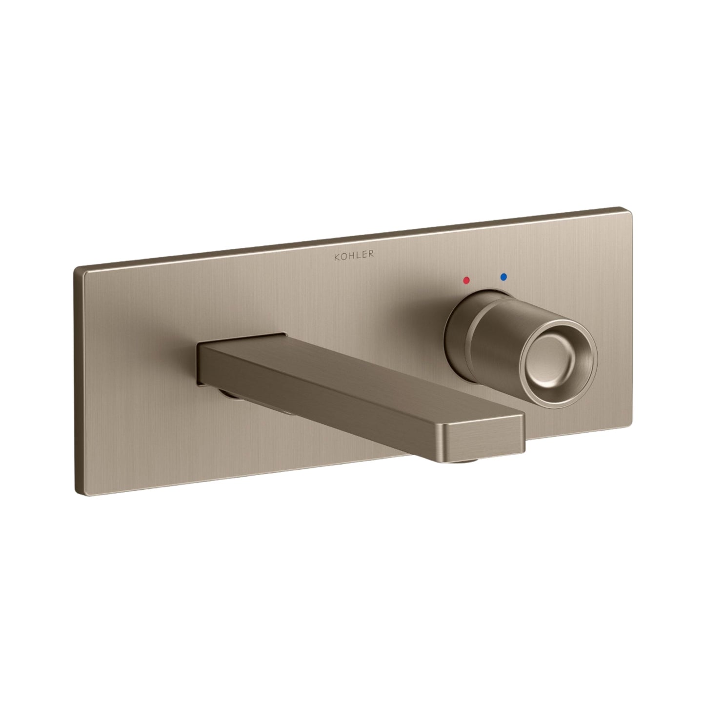 Kohler Wall Mounted Basin Mixer Composed K-73061T-7-BV - Brushed Bronze