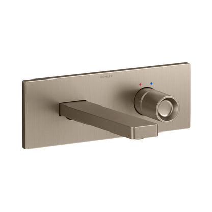 Kohler Wall Mounted Basin Mixer Composed K-73061T-7-BV - Brushed Bronze
