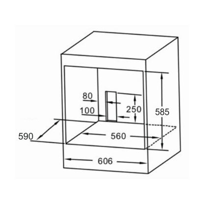 Elica Built In Oven EPBI 1161 MTC BK + Elica Built-In Microwave EPBI MWO G28 TOUCH