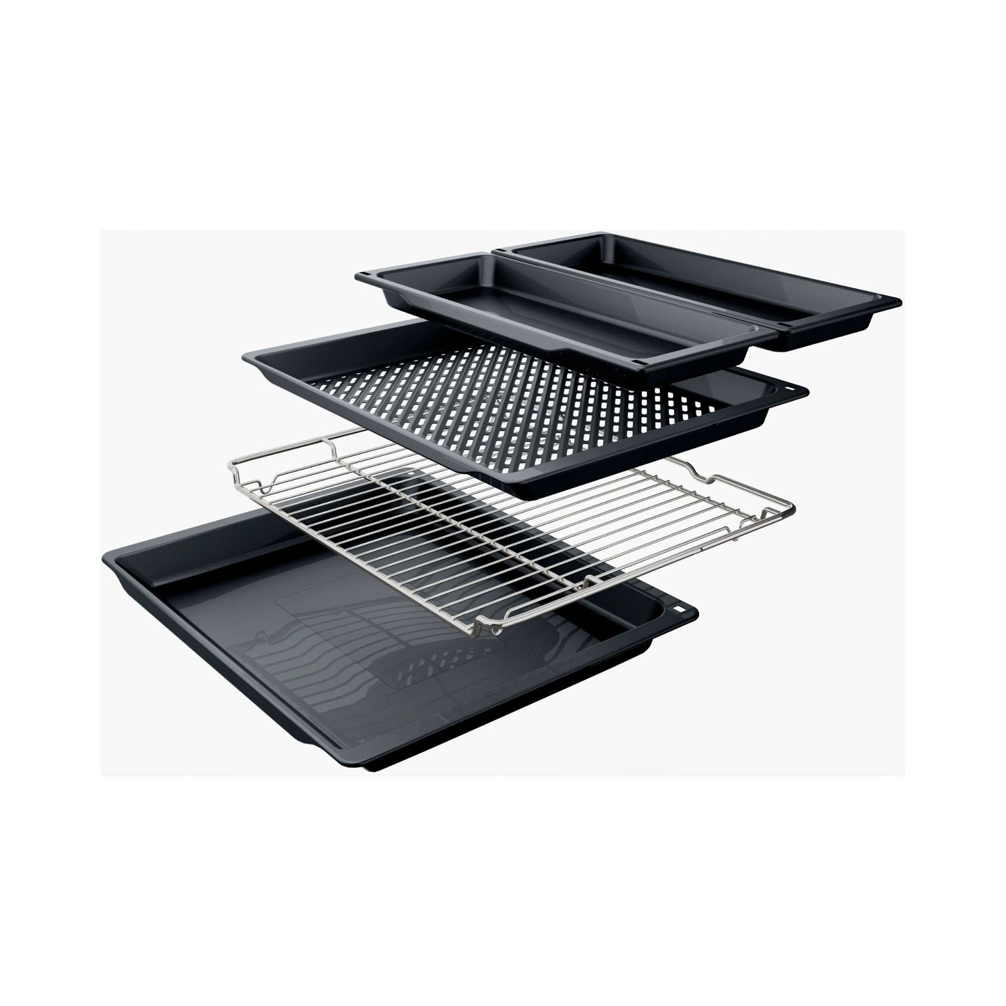 Bosch Built In Oven With Air Fryer Series 6 HJG852YB0I + Bosch Built-In Microwave Series 6 BEL554MB0I
