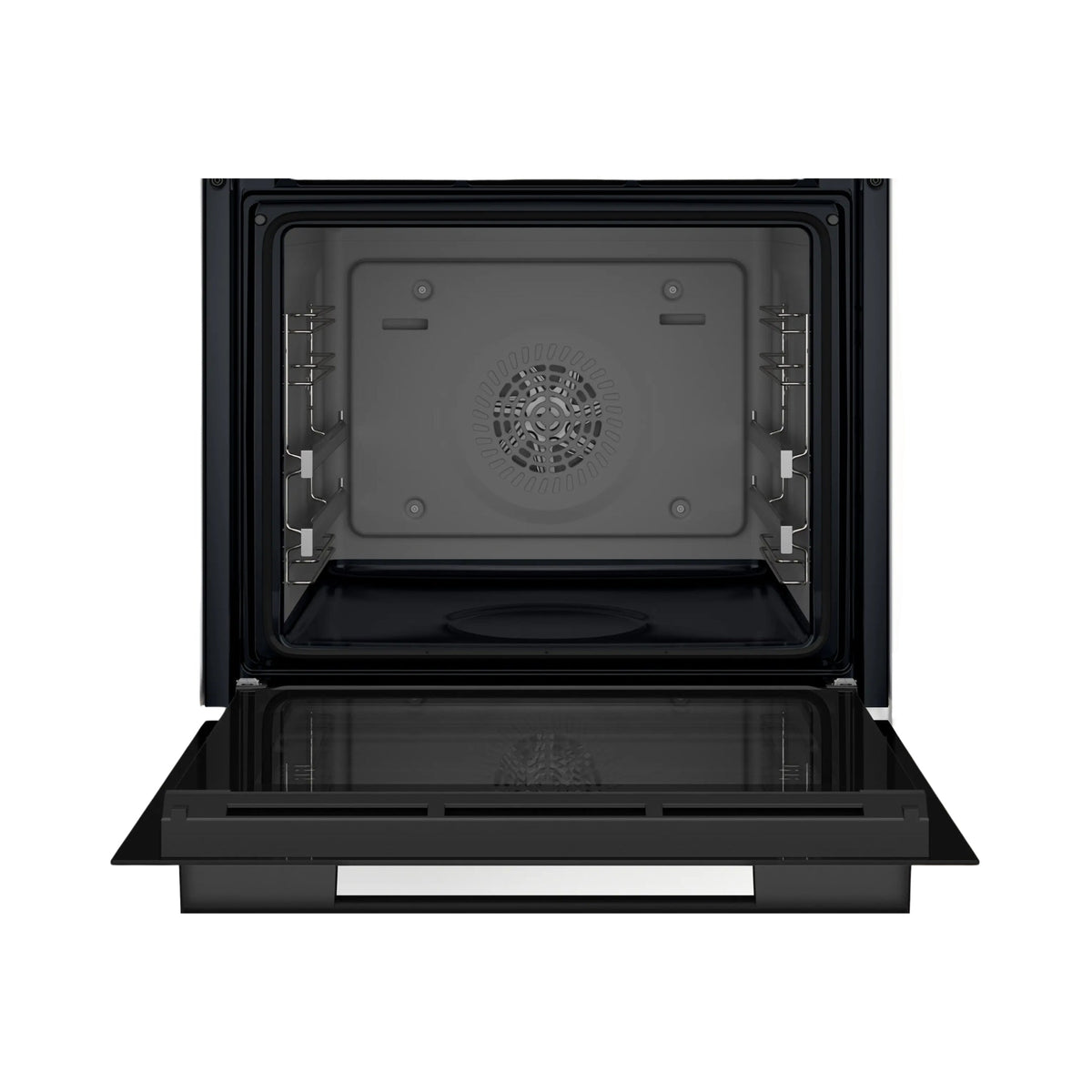 Bosch Built In Oven With Air Fryer Series 6 HJG852YB0I + Bosch Built-In Microwave Series 6 BEL554MB2I