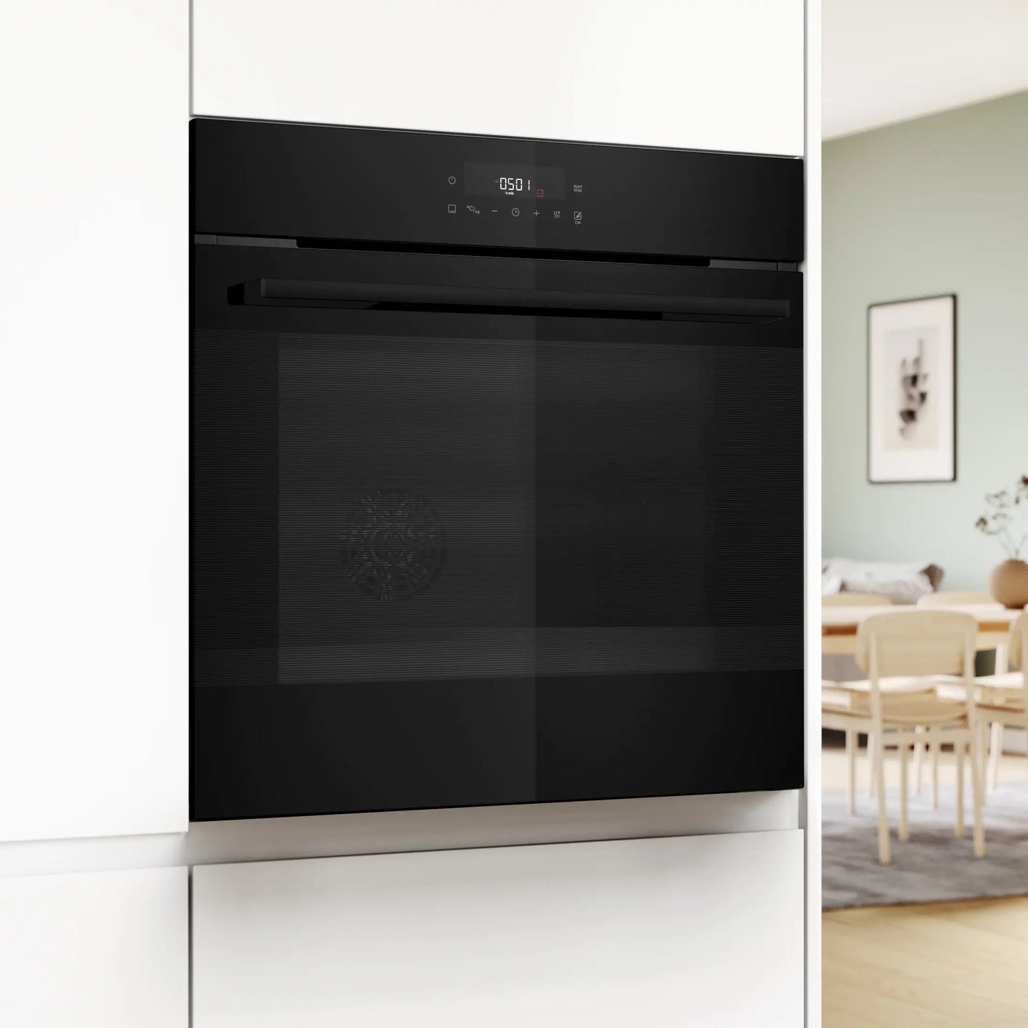 Bosch Built In Oven With Air Fryer Series 6 HJG852YB0I + Bosch Built-In Microwave Series 6 BEL554MB0I
