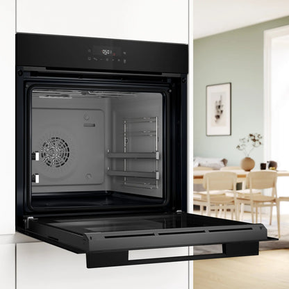Bosch Built In Oven With Air Fryer Series 6 HJG852YB0I + Bosch Built-In Microwave Series 6 BEL554MB0I