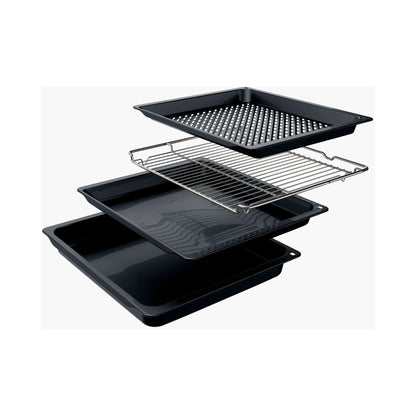 Bosch Built In Oven with Air Fryer Series 4 HUA716EA0I + Bosch Built-In Microwave Series 6 BEL554MB0I