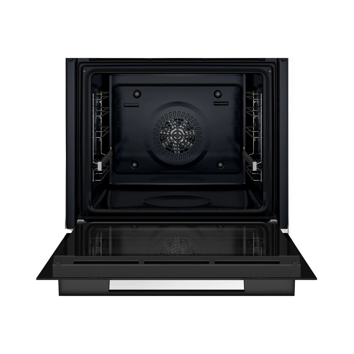 Bosch Built In Oven with Air Fryer Series 4 HUA716EA0I + Bosch Built-In Microwave Series 4 BFL554MB2I