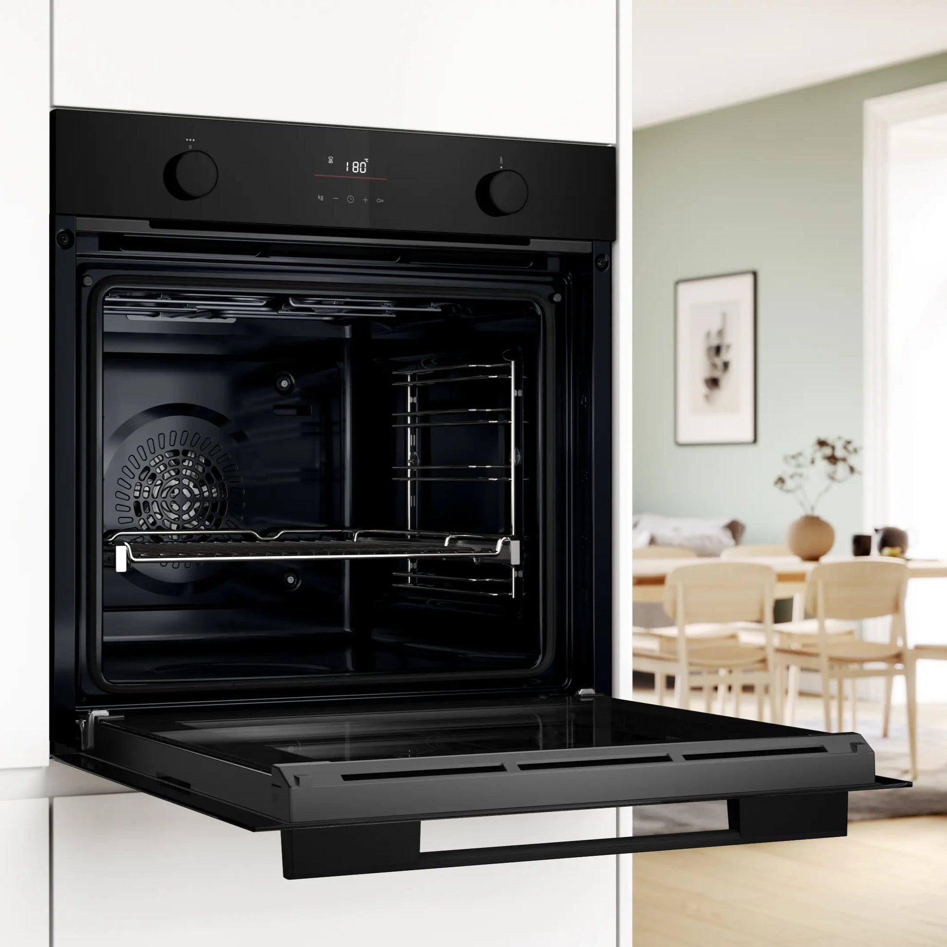 Bosch Built In Oven with Air Fryer Series 4 HUA716EA0I + Bosch Built-In Microwave Series 6 BEL554MB0I