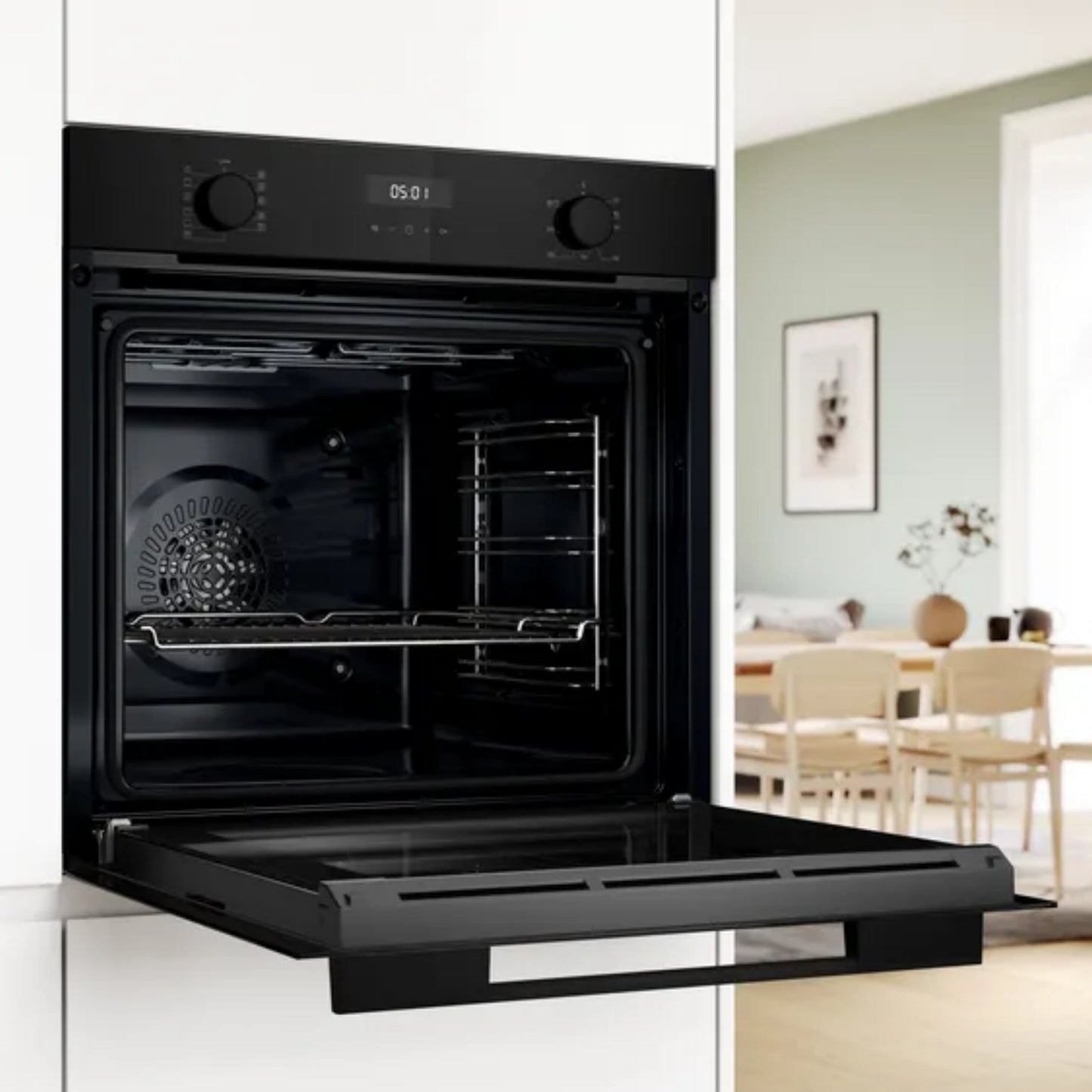 Bosch Built In Oven HUA717BA0I + Bosch Built-In Microwave Series 6 BEL554MB0I