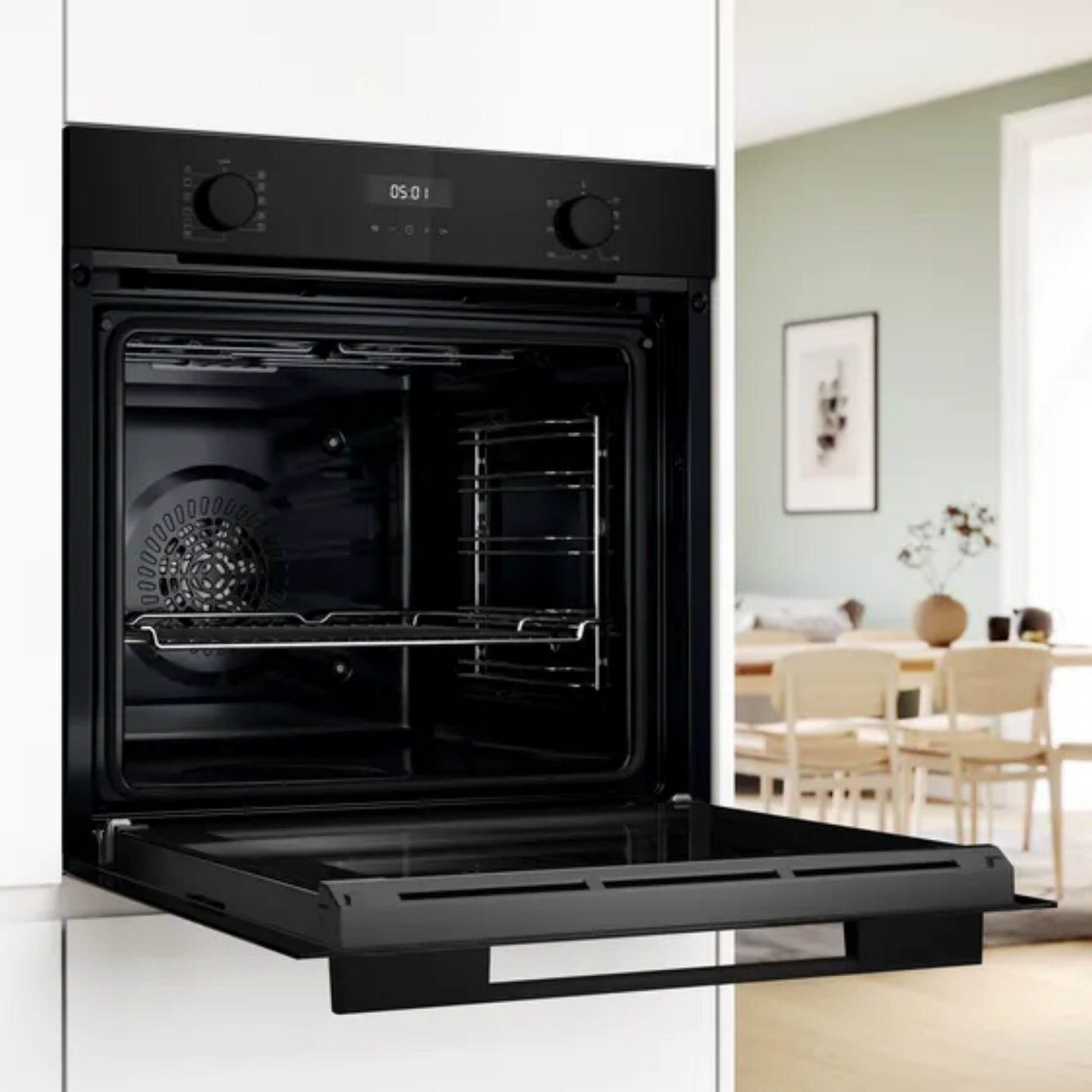 Bosch Built In Oven HUA717BA0I + Bosch Built-In Microwave Series 6 BEL554MB0I