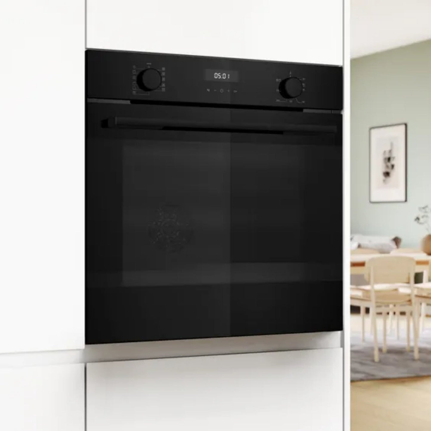Bosch Built In Oven HUA717BA0I + Bosch Built-In Microwave Series 6 BEL554MB0I