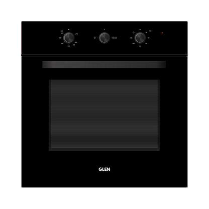 Glen Built In Oven BO 664 BL GAS + Glen Built-In Convection Microwave MO 674