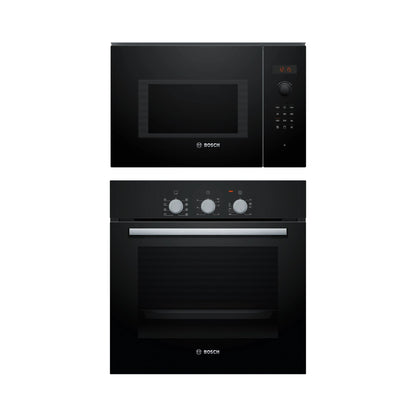 Bosch Built In Oven HBF031BA0I + Bosch Built-In Microwave Series 6 BEL553MB0I