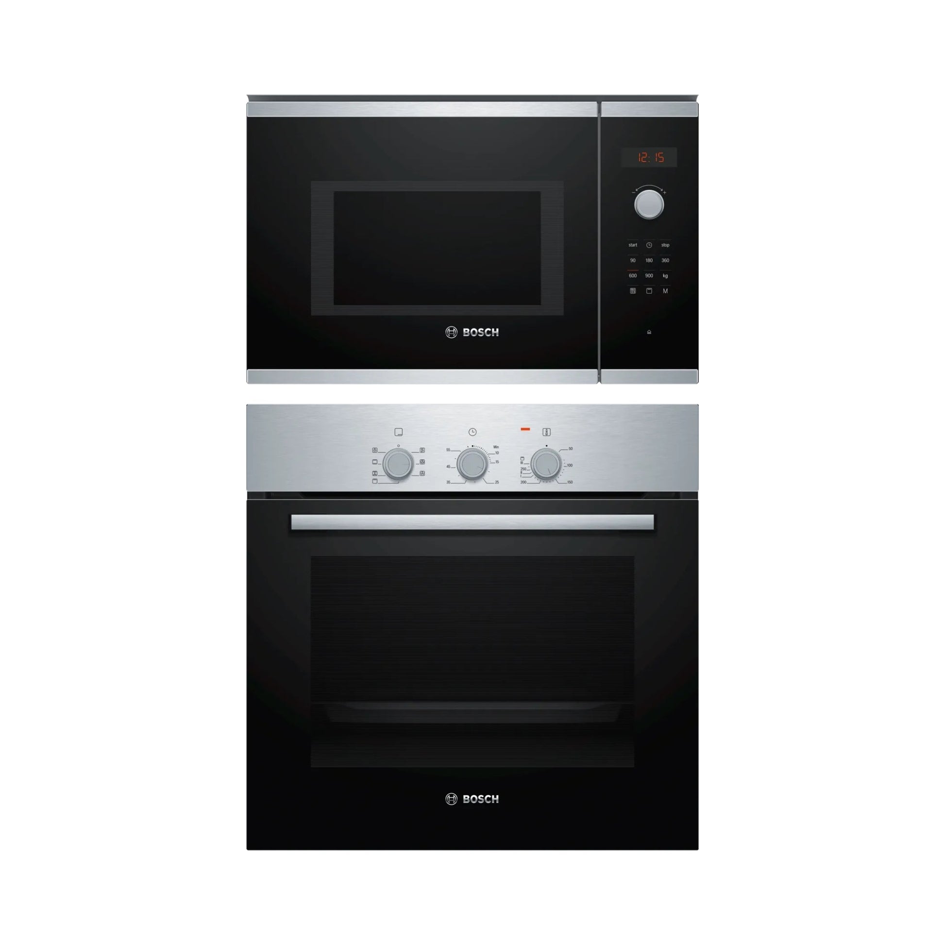 Bosch Built In Oven HBF011BR1I + Bosch Built-In Microwave Series 4 BEL553MS0I