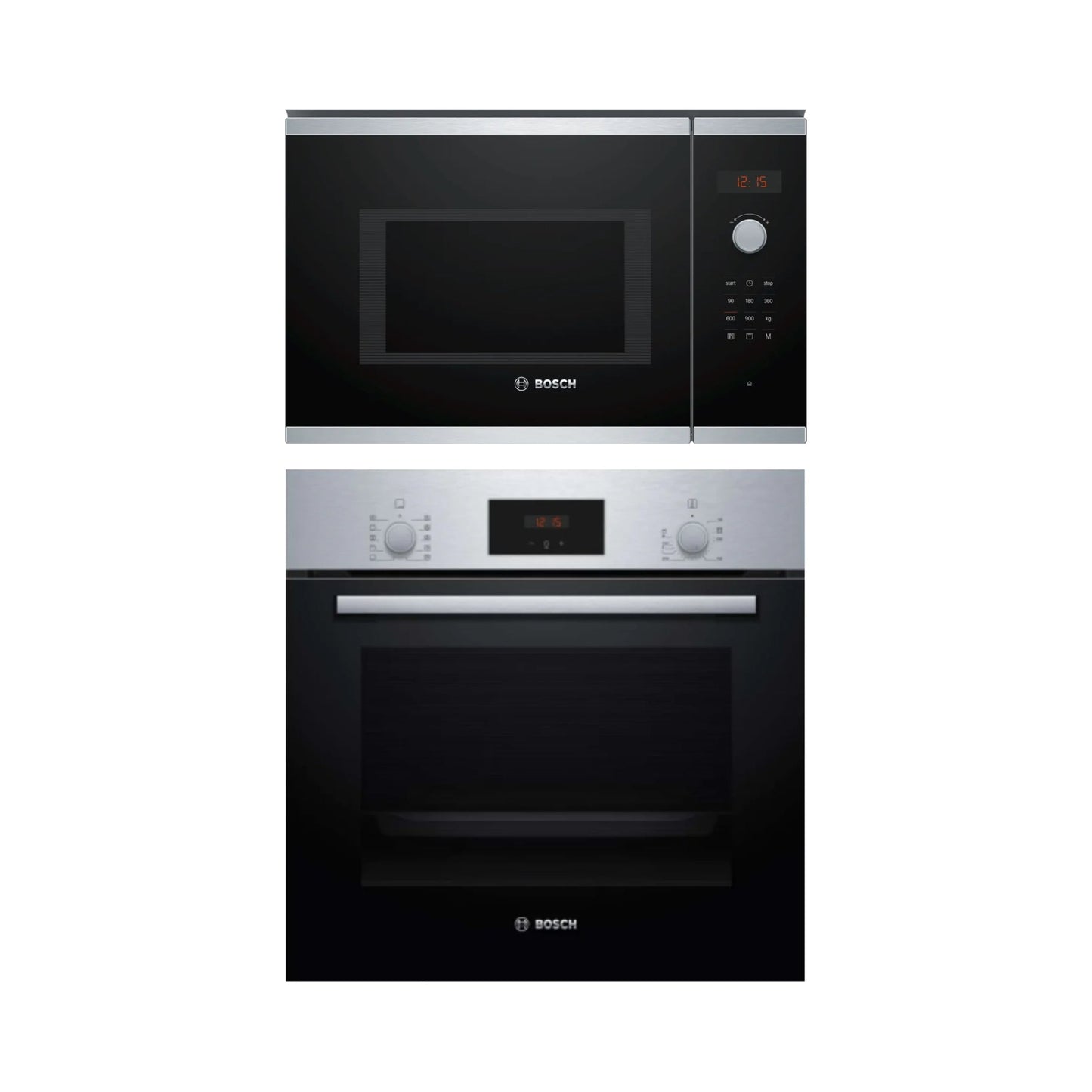 Bosch Built In Oven HBF512BS1I + Bosch Built-In Microwave Series 4 BEL553MS0I