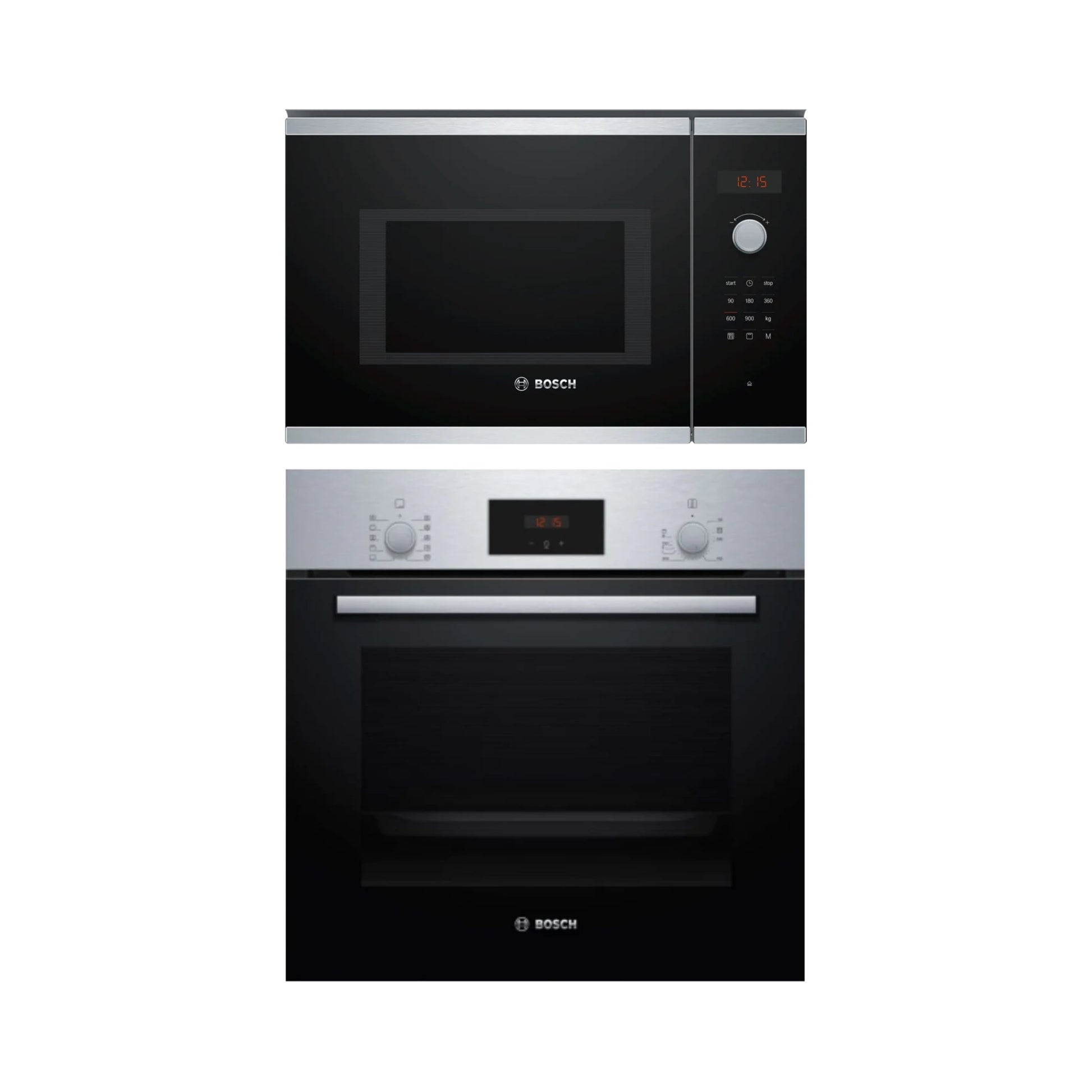 Bosch Built In Oven HBF512BS1I + Bosch Built-In Microwave Series 4 BEL553MS0I