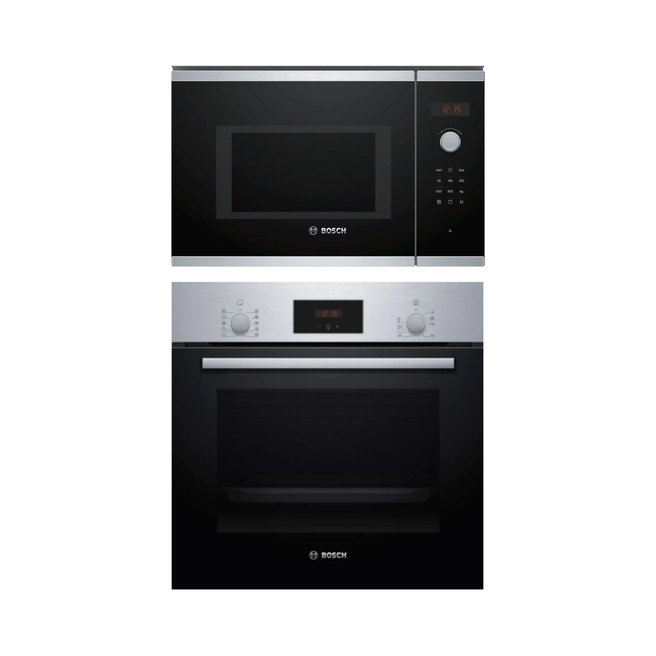 Bosch Built In Oven HBF512BS1I + Bosch Built-In Microwave Series 4 BEL553MS0I