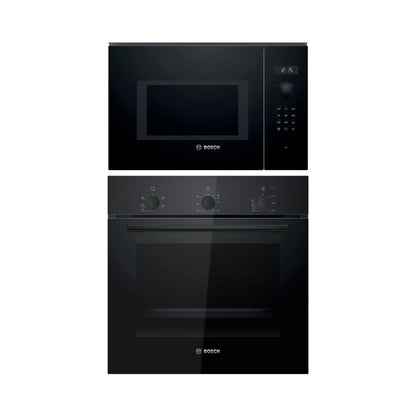 Bosch Built In Oven HBF011BA1I + Bosch Built-In Microwave Series 6 BEL554MB0I