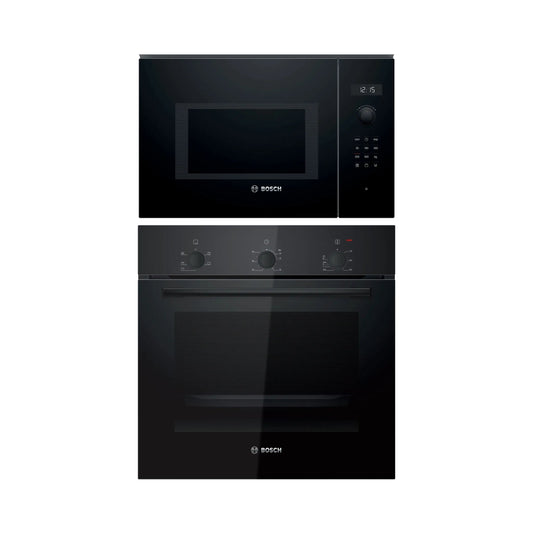 Bosch Built In Oven HBF011BA1I + Bosch Built-In Microwave Series 6 BEL554MB0I