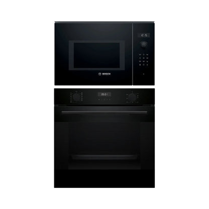 Bosch Built In Oven HUA717BA0I + Bosch Built-In Microwave Series 6 BEL554MB0I