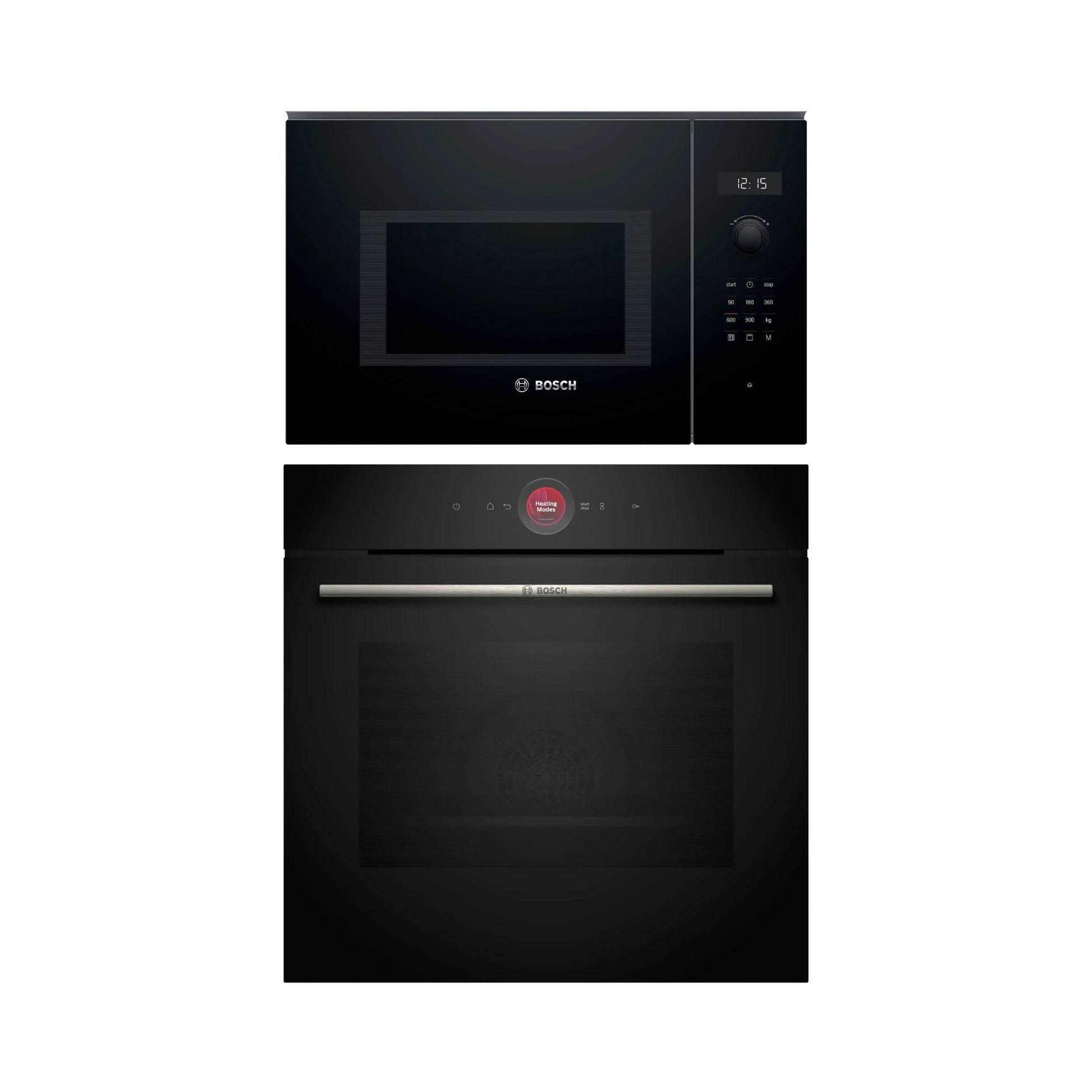 Bosch Built In Oven With Air Fryer HBG7341B1 + Bosch Built-In Microwave Series 6 BEL554MB0I