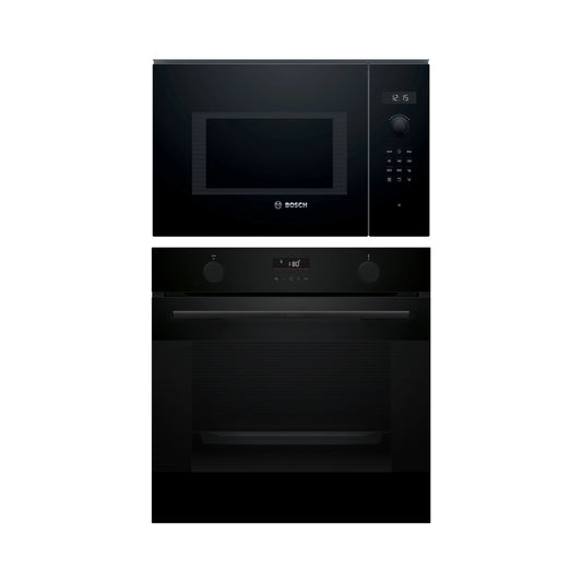 Bosch Built In Oven with Air Fryer Series 4 HUA716EA0I + Bosch Built-In Microwave Series 6 BEL554MB0I